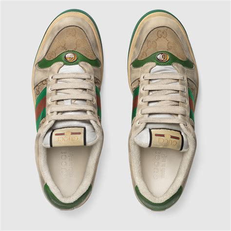 gucci screener gg sneaker|gucci gg canvas sneakers.